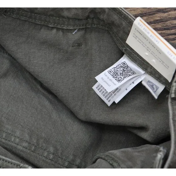 Universal Thread Olive Wide-Leg Jeans - Picture 8 of 9